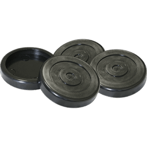 Tuf-Pads (Round) (5700227) Replacement Polyurethane Tuf-Pad / Slip-Over / Round / SET OF 4